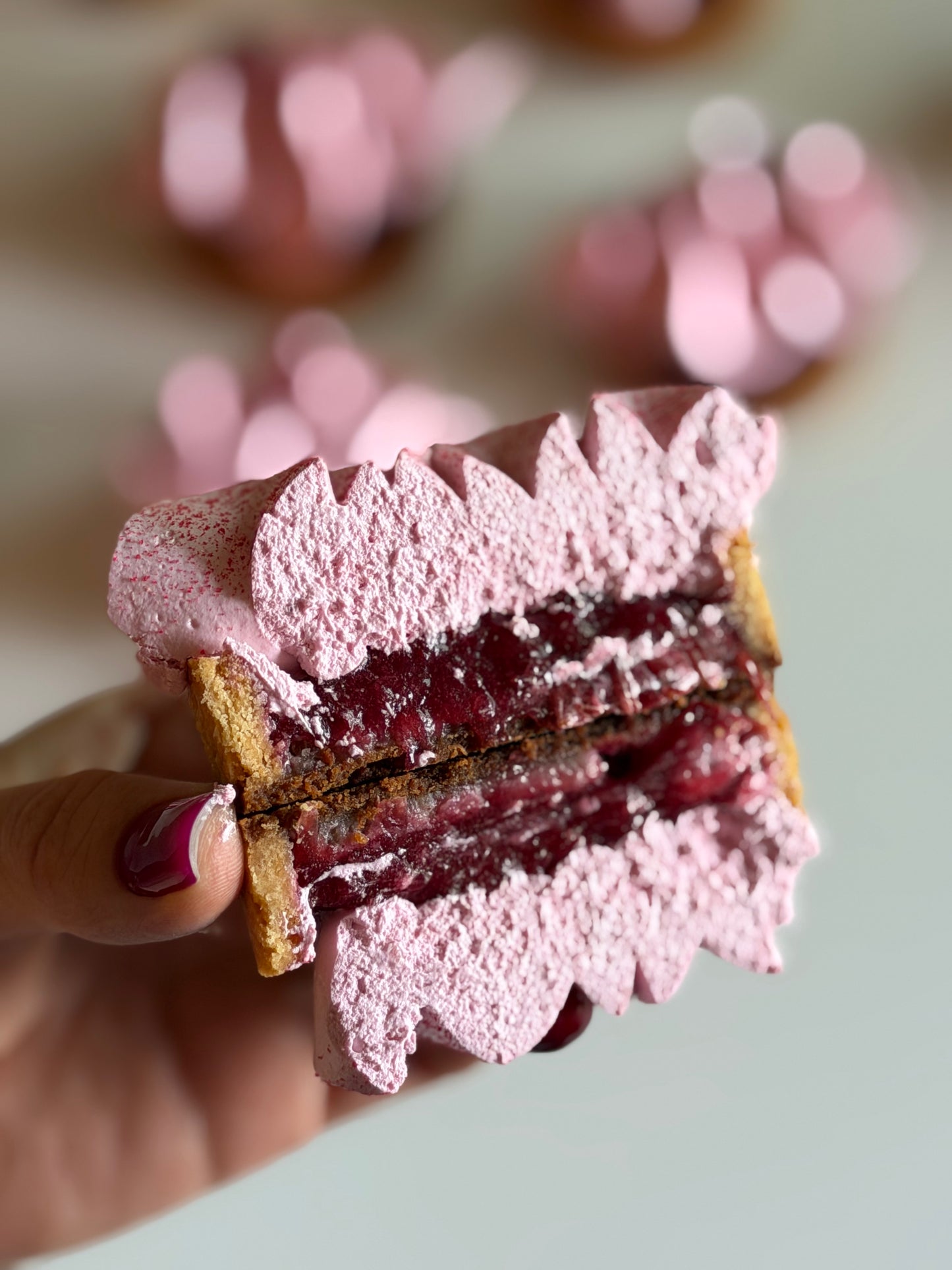 Cranberry pecan French Tarts