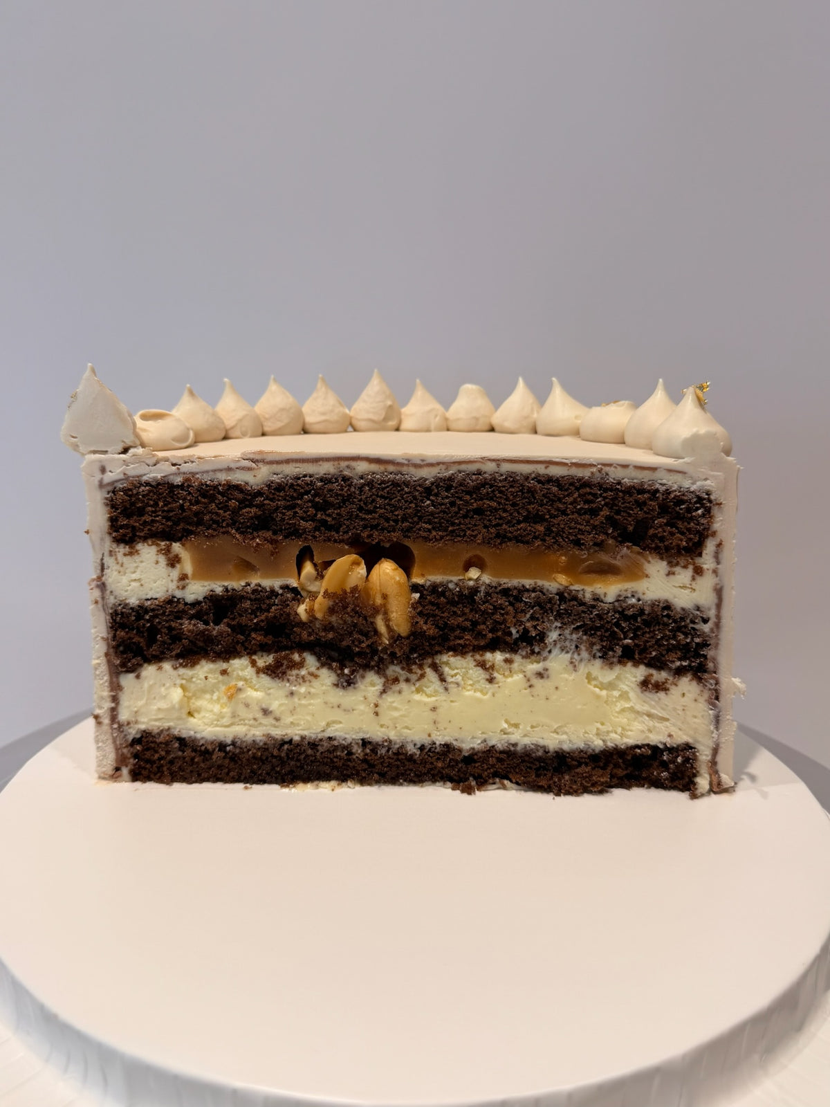 Chocolate Cheesecake, Caramel & Peanut