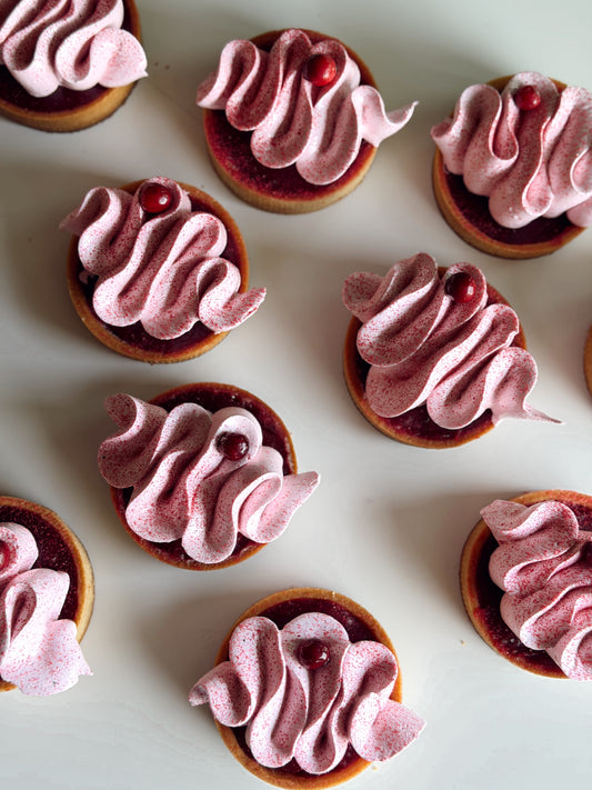 Cranberry pecan French Tarts